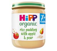 HiPP Organic Rice Pudding with Apple & Pear Baby Food Jar 7+ Months 160g (Pack of 6)