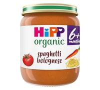 HiPP Organic Spaghetti Bolognese Baby Food Jar 6+ Months 125g (Pack of 6)