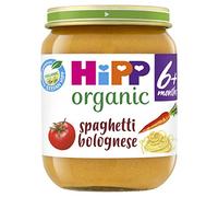 HiPP Organic Spaghetti Bolognese Baby Food Jar 6+ Months (6 x 125g)