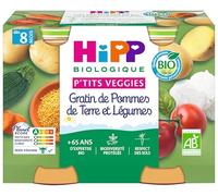 HiPP P'tits Veggies Potatoes and Vegetable Gratin from 8 Months Organic 2 Pots