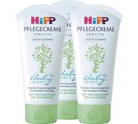 Hipp Sensitive Baby Face & Body Cream with Almond Oil 75ml 3 TUBES