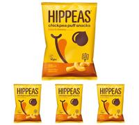 HIPPEAS Chickpea Cheesy Puffs, 78g, 87kcal/92kcal (Pack of 4)