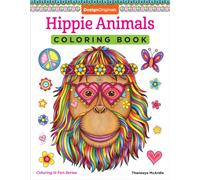 Hippie Animals Coloring Book