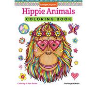 Hippie Animals Coloring Book (Coloring is Fun) (Design Originals) 32 Groovy, Totally Chill Animal Designs from Thaneeya McArdle, on High-Quality, Extra-Thick Perforated Pages Resist Bleed-Through