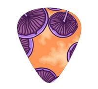 Hippie Art Mushrooms 12 Pack Guitar Plectrums With Storage Case, 0.46/0.71/0.96mm, Including Thin, Medium Thick Guitar Plectrums For Electric Guitars Bass Ukulele