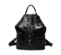 Hippie Boho Backpack - Leather College Patchworks Laptop Bookbag,Fashion Schoolbag, Anti-theft Casual Travel Daypacks For Women Men