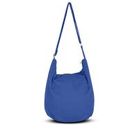Hippie Boho Crossbody Bag for Women - Handmade Cotton Sling Messenger Purse | Lightweight Earthy Style Everyday Shoulder Bag Black (Blue)