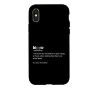Hippie Dictionary Trait Funny Bohemian Case for iPhone X/XS