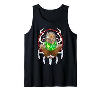 Hippie Dog Dreamcatcher Wolf Spirit Animal Psychedelic Art Tank Top