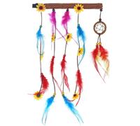 Hippie Dreamcatcher Headdress Adults 60s 70s Woodstock Festival Fancy Dress Prop
