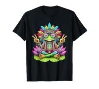 Hippie Frog, Peace Sign, 70s Party & 60s Costume, Sunglasses T-Shirt