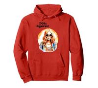 Hippie Girl 1960s and 1970s Pullover Hoodie