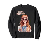 Hippie Girl 1960s and 1970s Sweatshirt