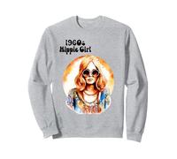 Hippie Girl 1960s and 1970s Sweatshirt
