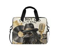 Hippie Girl Classic Retro Laptop Sleeve Case Polyester Laptop Bag Briefcase messenger bag for Work Journey with Strap Handle, 13 14 15.6 inch