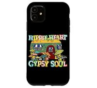 Hippie Heart Gypsy Soul Retro Camper Mushroom Floral Case for iPhone 11