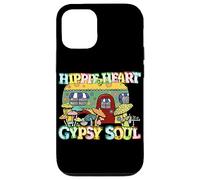 Hippie Heart Gypsy Soul Retro Camper Mushroom Floral Case for iPhone 12/12 Pro
