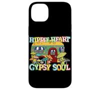 Hippie Heart Gypsy Soul Retro Camper Mushroom Floral Case for iPhone 14 Plus