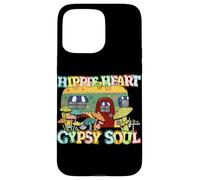 Hippie Heart Gypsy Soul Retro Camper Mushroom Floral Case for iPhone 15 Pro Max