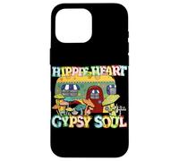 Hippie Heart Gypsy Soul Retro Camper Mushroom Floral Case for iPhone 16 Pro Max