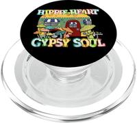 Hippie Heart Gypsy Soul Retro Camper Mushroom Floral PopSockets PopGrip for MagSafe