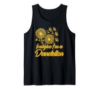 Hippie IMAGINE I'M A DANDELION Dandelion Funny Dandelions Tank Top