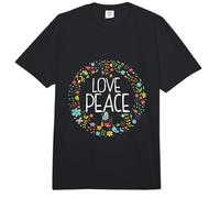 Hippie Love Hope Faith Joy Kindness Peace Comfort Colors Adult Heavyweight T-Shirt