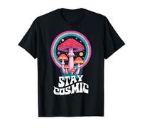 Hippie Mushrooms Psychedelic Forest Fungi Festival T-Shirt