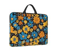 Hippie Pattern Print Protective 14 Inch Laptop Case,Laptop Sleeve With Handle Compatible,Carrying Computer Bag