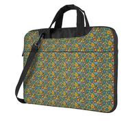 Hippie Pattern Print Stylish Laptop Bag Ultra-Thin Portable Single-Shoulder Notebook Case Daily Commutes