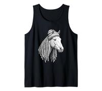 Hippie Peace Animal Reggae Rasta Horse Tank Top