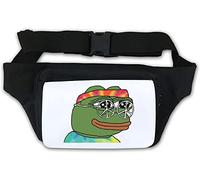Hippie Pepe The Frog Peace and Love Waist Bag Fanny Pack White