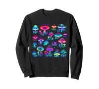 Hippie Psychedelic Mushrooms Cottagecore Aesthetic Fungi Sweatshirt