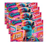Hippie Sheep Placemats Set 30x45cm*4 Heat Resistant Washable Placemat Waterproof Table Placemats Non-Slip Wipeable Tables Mat Kitchen Place Mats for Dining Party Home Decor