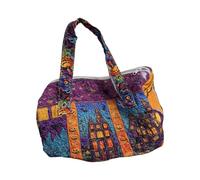 Hippie Travel Bag, Quilted Duffle Bag for Short Trips, Boho Weekend Bag with Adjustable Shoulder Strap, Quilted Duffle Bag, Handy Travel Bag for Holiday & Party, F, Bohemian