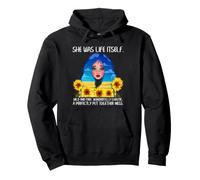 Hippie Wild Free Woman Rainbow Boho Flower Retro Vibe Pullover Hoodie