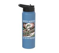 Hippity Hoppity Get Off My Property Stainless Steel Insulated Water Bottle