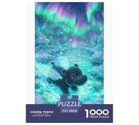 Hippo 1000-piece Puzzle 38x26cm/1000pcs, - Creative Educational Game, Stress-relief And Decoration Gift, Ideal for Children And Adults