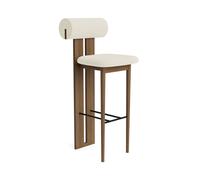 Hippo Bar Stool H75 Light Smoked Oak/Barnum 24