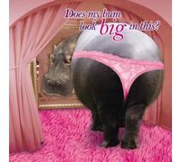 Hippo Birthday Card, Does my bum look big in this?