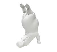 Hippo Bookends, With Resin Acrobatic Hippòpotamus Design, Decorative Bookshelf Holders, Creative Book Stopper Set, Stable Desk Book Organizer, For Libraries Offices Dorms Home