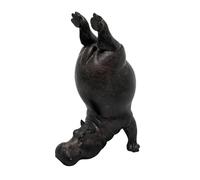 Hippo Bookends, With Resin Acrobatic Hippòpotamus Design, Decorative Bookshelf Holders, Creative Book Stopper Set, Stable Desk Book Organizer, For Libraries Offices Dorms Home