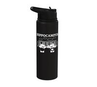 Hippo Campus Merch - Best Cute Hippos Lover Design Stainless Steel Insulated Water Bottle