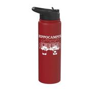 Hippo Campus Merch - Best Cute Hippos Lover Design Stainless Steel Insulated Water Bottle