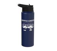 Hippo Campus Merch - Best Cute Hippos Lover Design Stainless Steel Insulated Water Bottle