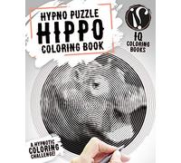 Hippo Coloring Book: Hypno Puzzle Single Line Spiral and Activity Challenge Hippo Coloring Book for Adults: Volume 14 (Mystery Puzzle Coloring Books for Adults)