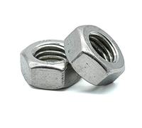 Hippo Hardware (3/8" - 24 TPI) UNF Imperial Fine Thread Hex Full Nuts Hexagon A2 Stainless Steel (Pack of 20)
