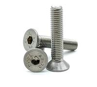 Hippo Hardware M8 (8mm X 50mm) Socket Countersunk Screws Allen Key Hexagon Bolts A2 Stainless Steel (Pack of 5)