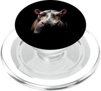 Hippo Head Wild Animal Africa Art PopSockets PopGrip for MagSafe