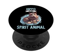 Hippo is my spirit animal. Hippos Hippo PopSockets Adhesive PopGrip